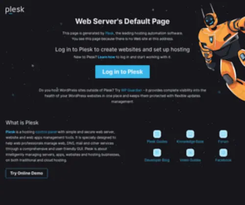Klansrl.com(Web Server's Default Page) Screenshot