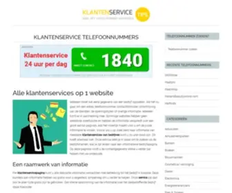 Klantenservice.tips(BelKlantenservice Support) Screenshot