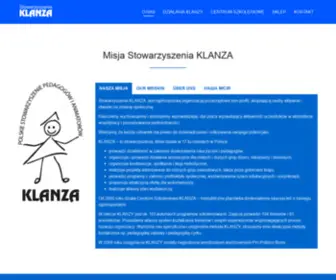 Klanza.org.pl(Stowarzyszenie KLANZA) Screenshot