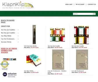 Klapnklip.com(KlapnKlip Soy Candles) Screenshot