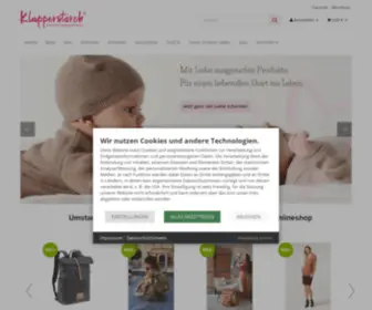 Klapperstorchshop.de(Umstandsmode online kaufen) Screenshot