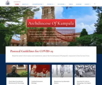 Klarchdiocese.org.ug(Kampala Archdiocese) Screenshot