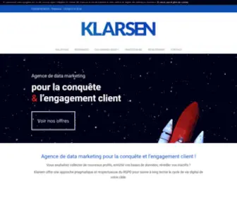 Klarsen.com(Agence de data marketing) Screenshot