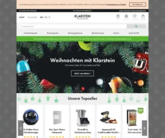 Klarstein.ch(Der Online Shop für Haushaltsgeräte und Home & Living) Screenshot