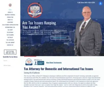 Klasing-Associates.com(Tax Attorney & CPA Serving All of California) Screenshot