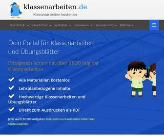 Klassenarbeiten.de(Schüler) Screenshot