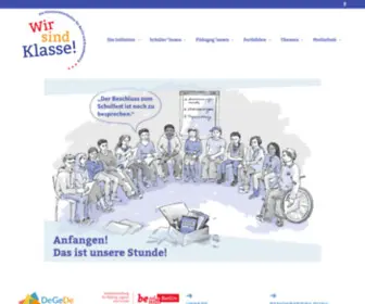 Klassenrat.org(Wir sind Klasse) Screenshot