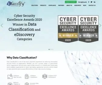 Klassify.in(Data Classification Tools) Screenshot