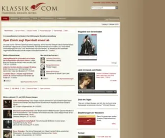 Klassik.com(Klassische Musik von A bis Z) Screenshot