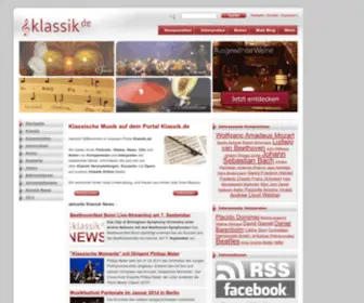 Klassik.de(Website im Wartungsmodus) Screenshot