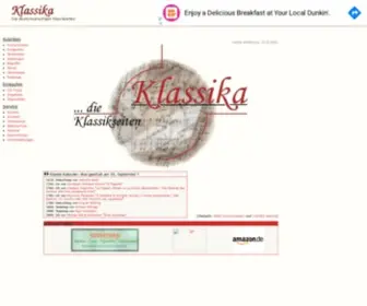 Klassika.info(Startseite) Screenshot