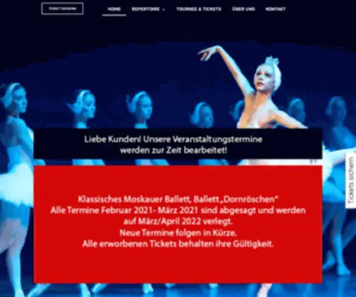 Klassisches-Ballett.com(Klassisches Ballett) Screenshot