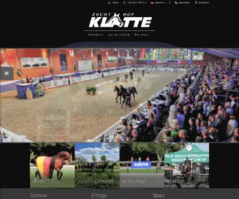 Klatte.de(Zuchthof Klatte) Screenshot