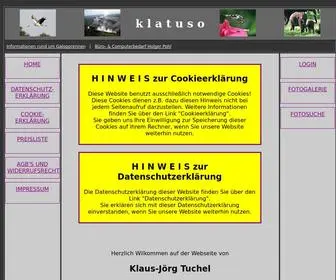 Klatuso.com(Klaus-Jörg Tuchel) Screenshot