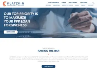 Klatzkin.com(Hamilton CPA Firm) Screenshot