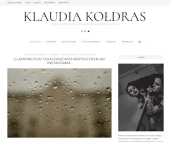 Klaudiakoldras.pl(Blog o świadomym i zdrowym życiu) Screenshot