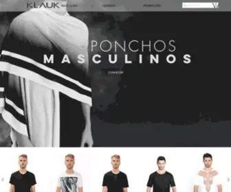 Klauk.com.br(Klauk moda masculina) Screenshot