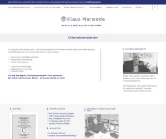 Klaus-Marwede.de(Klaus Marwede) Screenshot