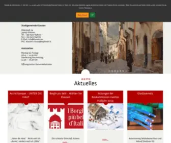 Klausen.eu(Gemeinde Klausen) Screenshot