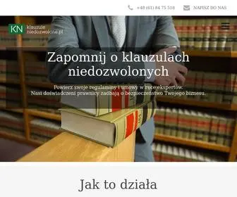 Klauzuleniedozwolone.pl(Prawnicy od klauzul niedozwolonych) Screenshot