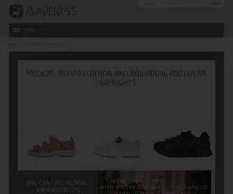 Klaveness.no(Klaveness Footwear) Screenshot