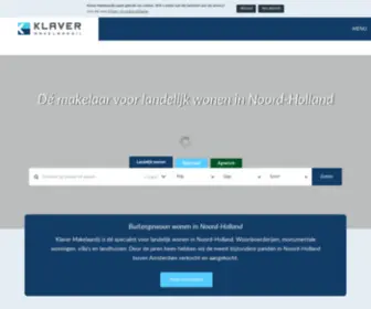 Klavermakelaardij.nl(Klaver Makelaardij) Screenshot