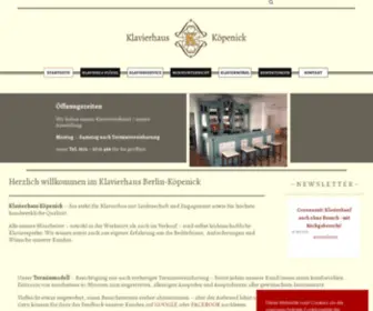 Klavier24-Berlin.de(Klavierhaus Köpenick Berlin) Screenshot