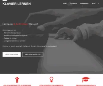 Klavierlernen.de(Kostenlos Online Klavier Lernen für Anfänger. Alles was Du wissen musst) Screenshot
