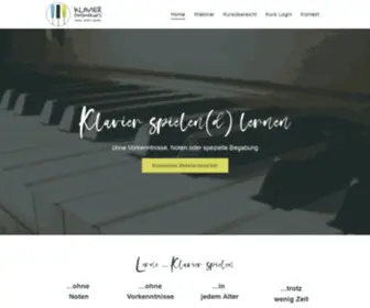 Klavieronlinekurs.de(Klavier spielen(d) lernen) Screenshot