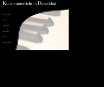 Klavierunterricht-Duesseldorf.de(= Klavierunterricht Düsseldorf) Screenshot