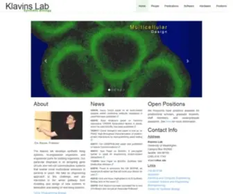 Klavinslab.org(Klavins Lab) Screenshot