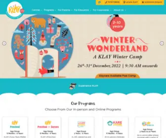 Klayschools.com(Join the Best Preschool and Daycare in India) Screenshot