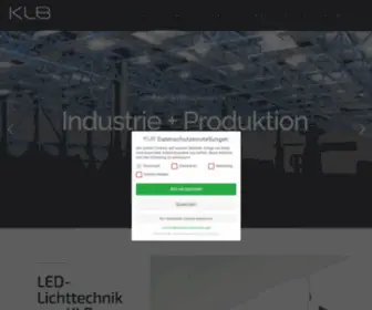 KLB-Light.com(KLB GmbH) Screenshot