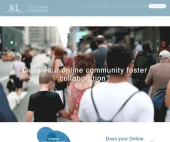 Klcommunications.com(KLC is a market research company) Screenshot