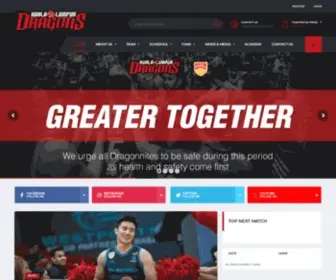 KLdragons.com(Kuala Lumpur Dragons) Screenshot