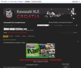 Kle-Croatia.com(Naslovnica) Screenshot