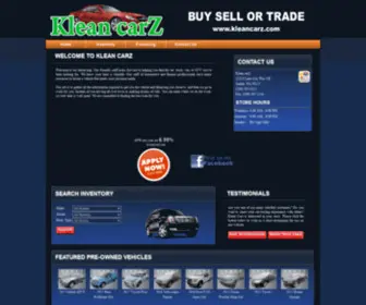 Kleancarz.com(Klean Carz) Screenshot