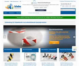 Klebeband.eu(Klebeband Großhandel Online) Screenshot