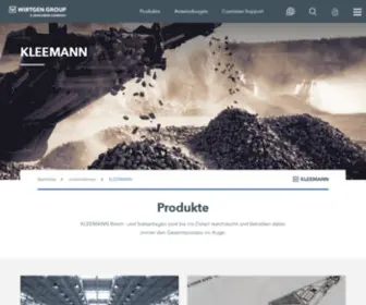 Kleemann.info(Kleemann GmbH) Screenshot