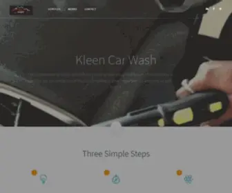 Kleencarwash.com(Car Wash and Detailing in Hyderabad) Screenshot