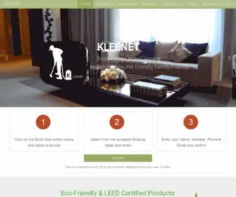 Kleenet.com(KLEENET Carpet Cleaning) Screenshot