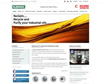 Kleenoilindia.com(Hydraulic Oil Cleaning) Screenshot