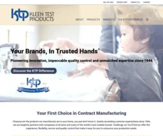 Kleentest.com(Kleen Test Products Corporation) Screenshot