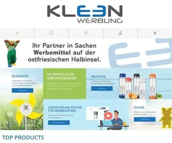 Kleenwerbung.de(Home-page) Screenshot