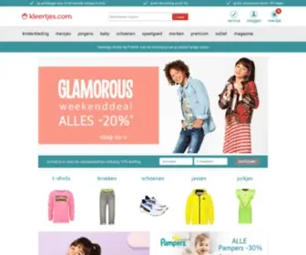 Kleertjes.com(Babykleding en schoenen) Screenshot