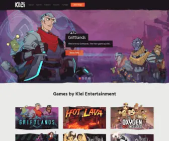 Klei.com(It rhymes with play) Screenshot