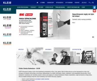 Kleib.pl(Profesjonalna chemia budowlana) Screenshot