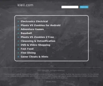 Kleii.com(Kleii) Screenshot