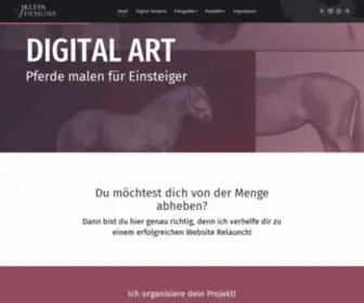 Klein-Designs.de(Webentwicklung, Digitale Kunst und Fotografie) Screenshot