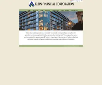 Klein-Financial.com(Klein Financial Corporation) Screenshot